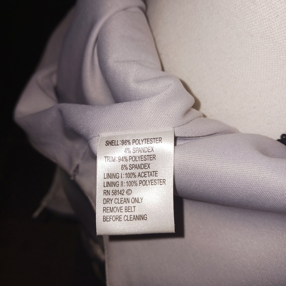 Kristen Davis sleeveless Silver Dress Size 12 - Picture 6 of 13